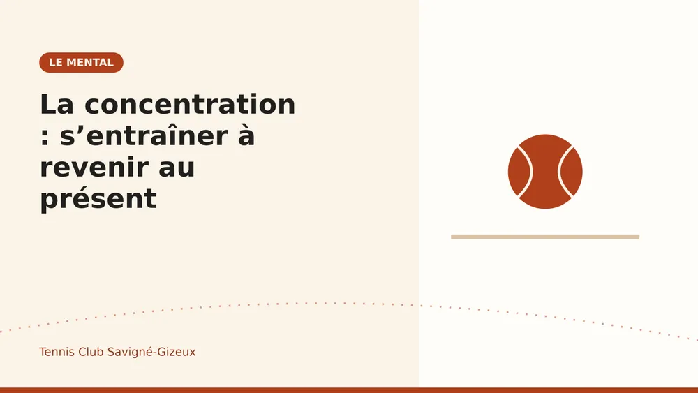 Un joueur concentré avant de servir