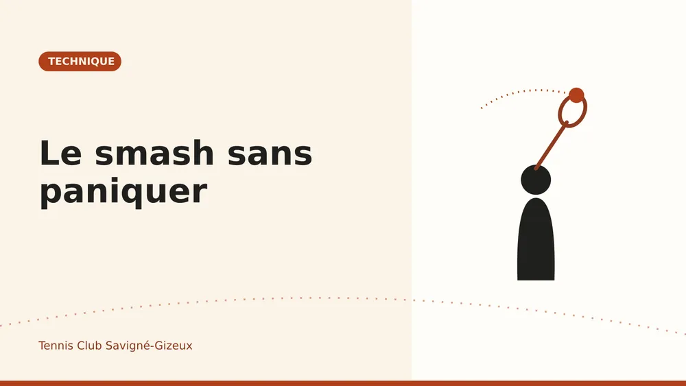 Un joueur s’apprête à smasher