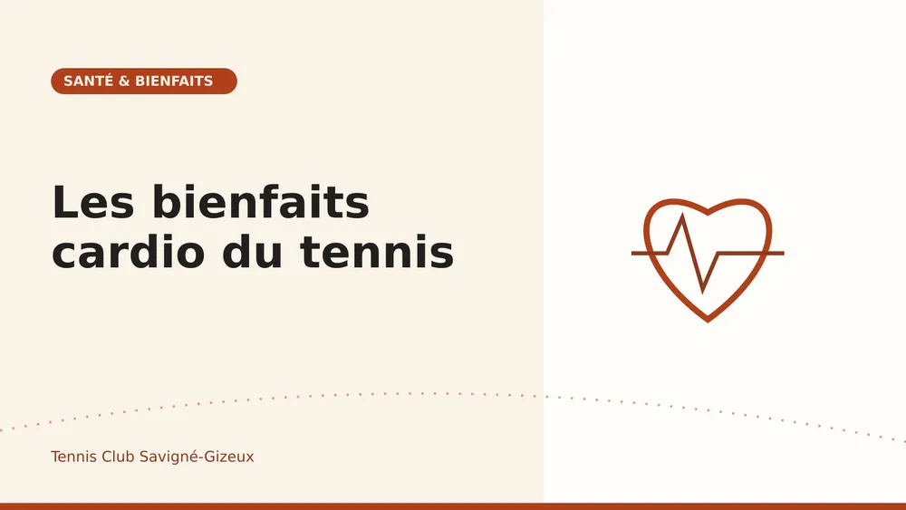 Un joueur en plein effort sur le court